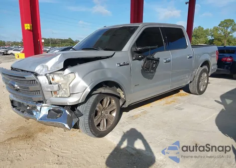 2015 Ford F-150 Platinum from USA, damaged, VIN 1FTEW1CG8FFB95399